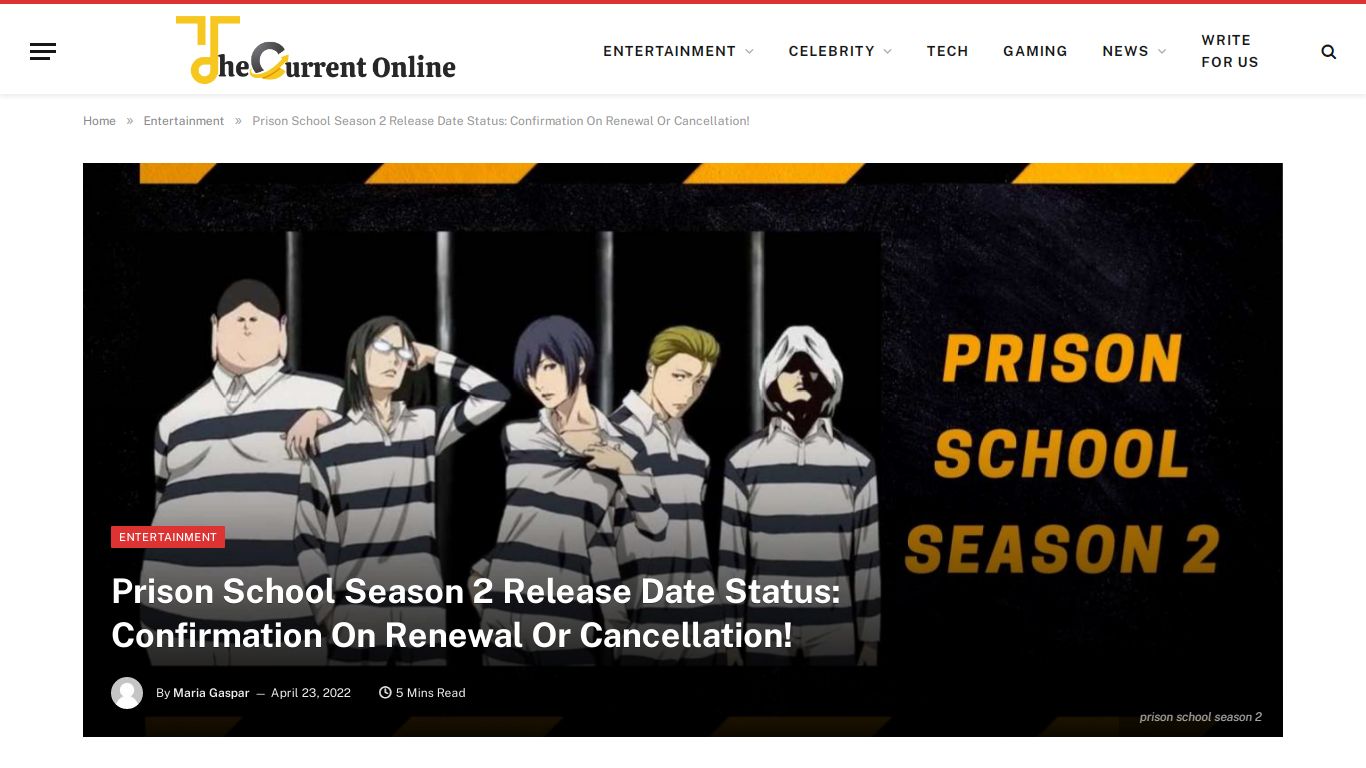 Prison School Season 2 Release Date: Confirmation On Renewal Or ...